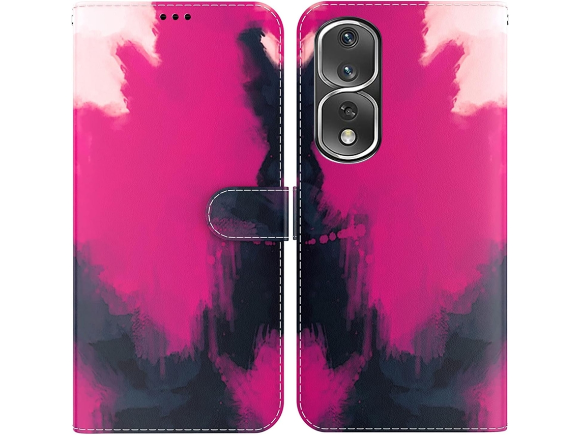 Capa Recurso Pintura Alça para Honor, Huawei Honor 80 Pro HONGWE. com Porta-Cartões Multicor