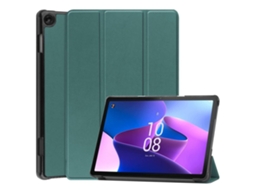 Capa Dobrável Para Lenovo Tab M10 Gen 3, Verde