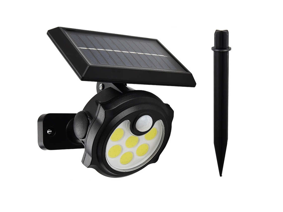 Pçs Luz Solar Sensor de Corpo Humano Luz de Parede Jardim Plugue À Terra Iluminação Do Jardim Pequena Luz de Rua