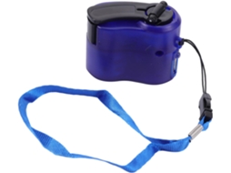 Carregador Usb Inoomp com Manivela, Interface Usb Padrão, Corpo Leve em Plástico, para Camping e Emergências, com Saída CHABERLU