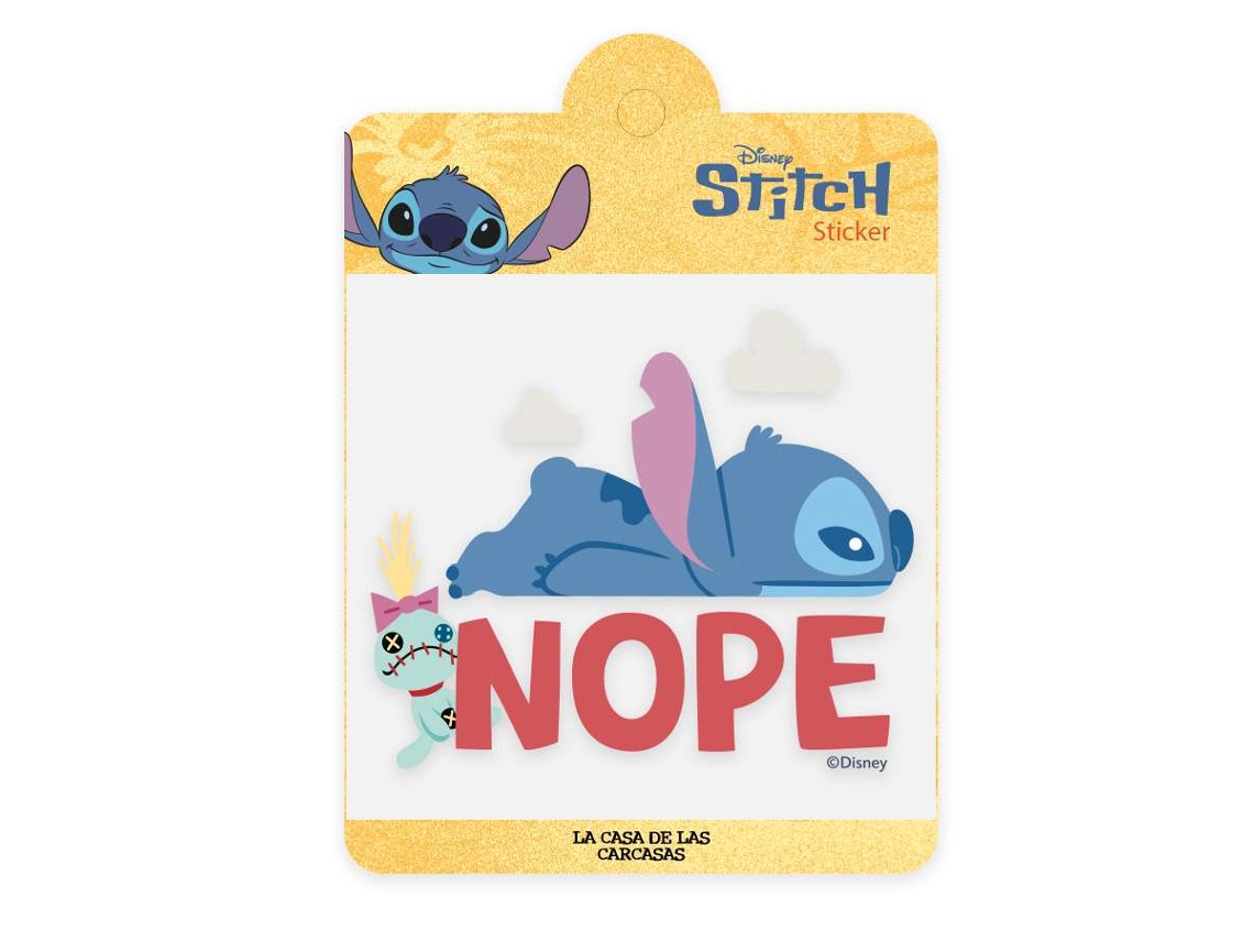 Stickers Disney Personaliza Tus Dispositivos Nope Lilo Stitch LA CASA DE LAS CARCASAS