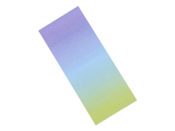 Marcador De Notas Adesivas Com Cores Em Degradê, 14.1x6cm