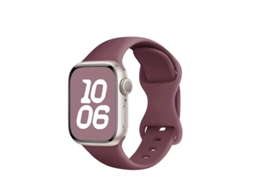 Pulseira de Silicone Halinuia para Apple Watch S1 11/ultra 1 3/se1 2 , Fecho em Formato de Oito, Design Esportivo Respirável,roxo Fumo (38 42 Mm)