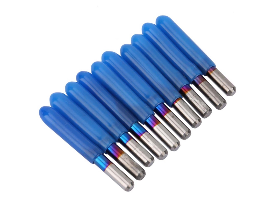 Laxiscreed Brocas Para Madeira Em Aço Tungstênio, Conjunto Azul Electroplateado