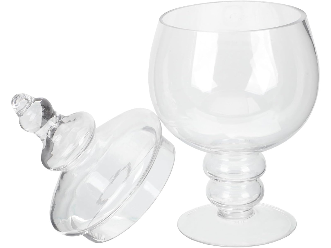 Pote De Vidro Tidtaleo Com Formato Elegante E Tampa Hermética Para Doces, Fácil De Encher E Ideal Para Armazenar