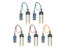 Conjunto de 5 Sensores de Umidade do Solo Módulo de Detecção para Sistema de Irrigação Automática Arduino