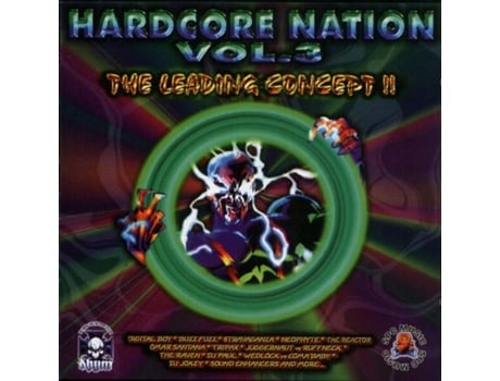 Cd Hardcore Nation Vol3 The Leading Concept !! Red Bullet