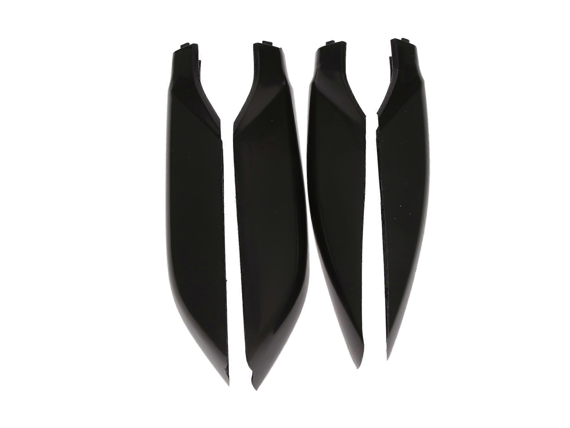 4x Capa Protetora Preta E Prateada Para Extremidade Do Rack De Teto_yua