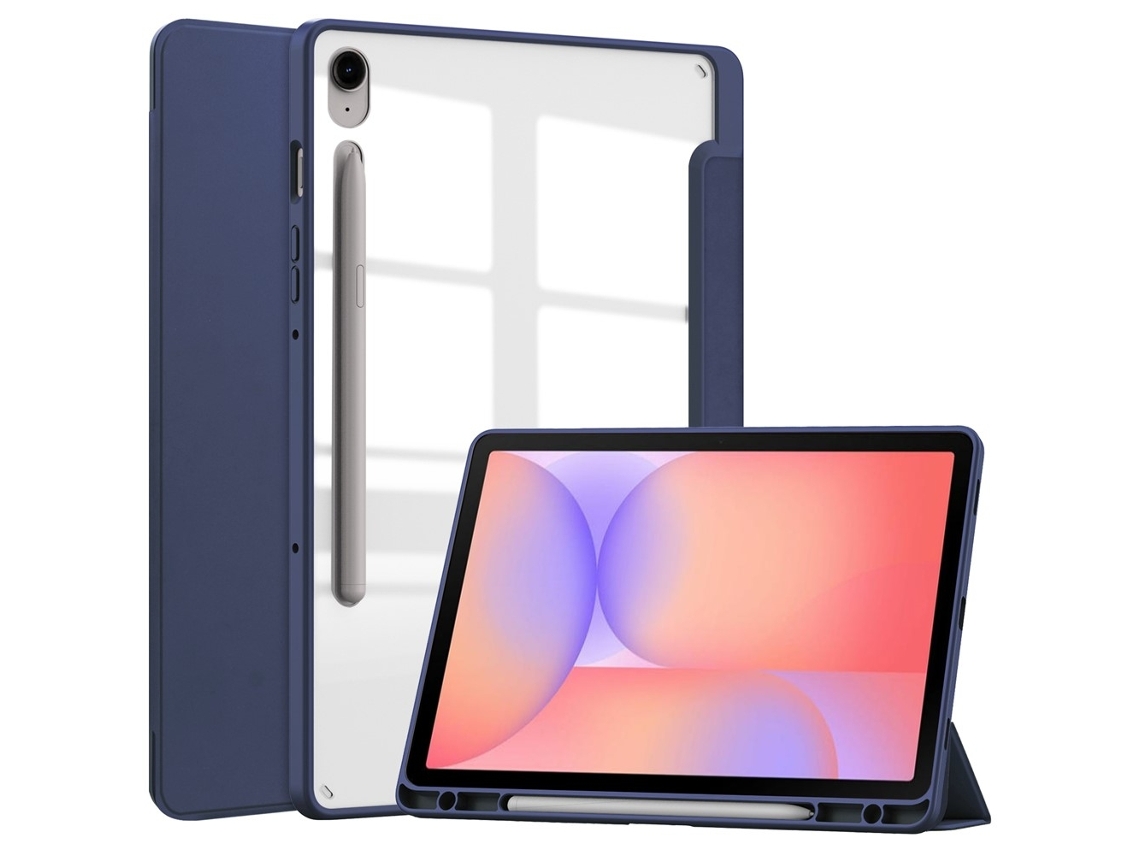 Camada Híbrida Dupla Azul Escura para Samsung Galaxy Tab S10 Lite