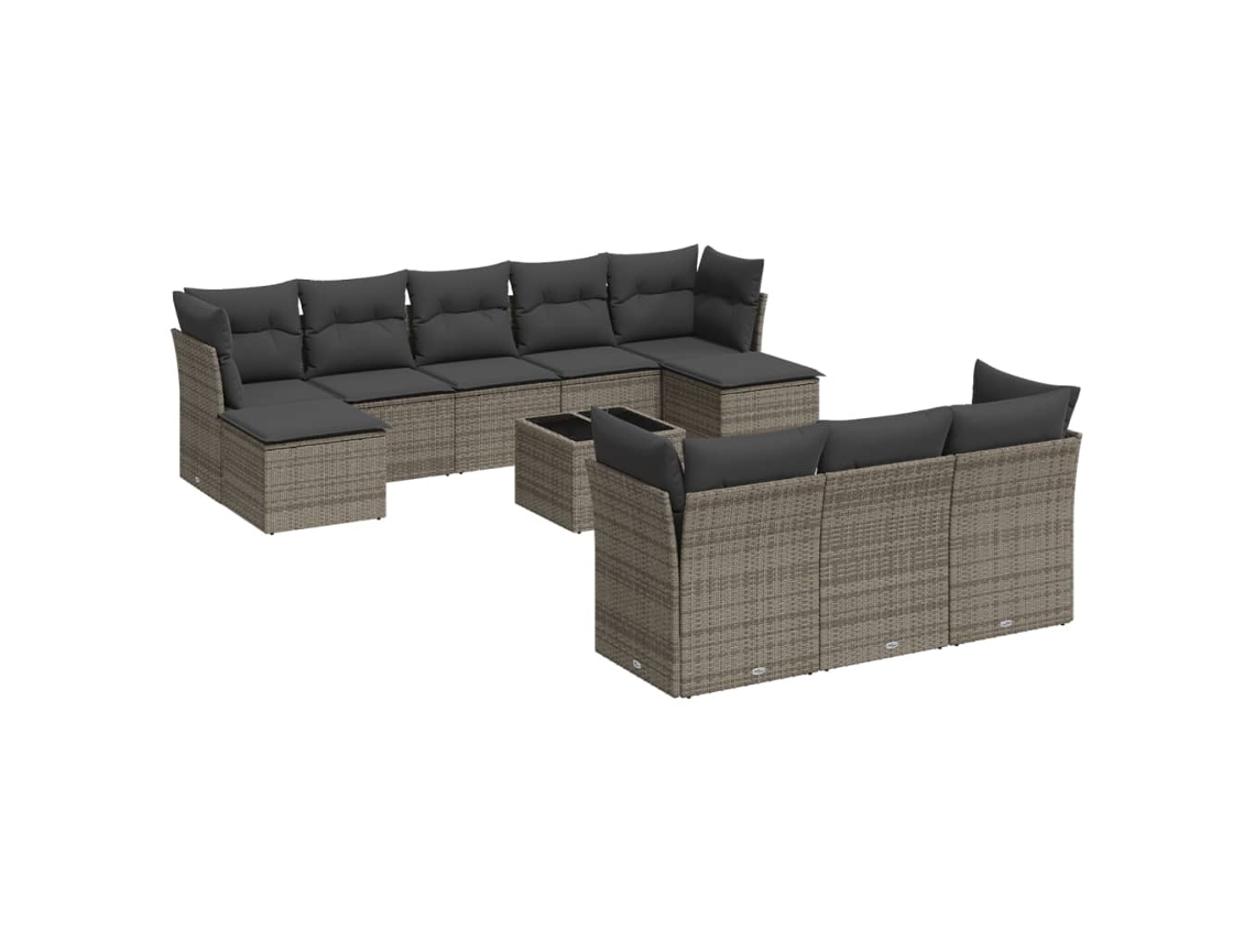 Garden Sofa Set, Garden Sofa Sets Vidaxl Cinzeto Rattan / Vime (n/a)