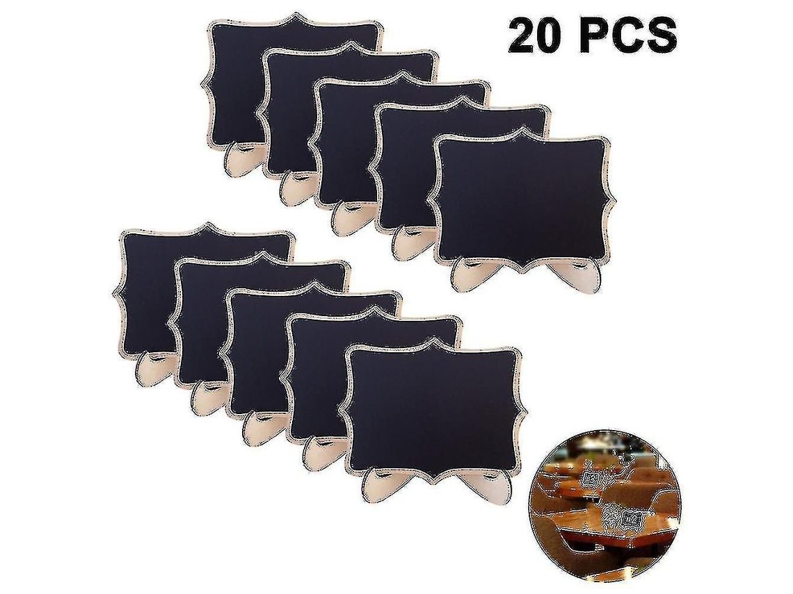 20 Mini Lousas Com Marcador De Giz Líquido