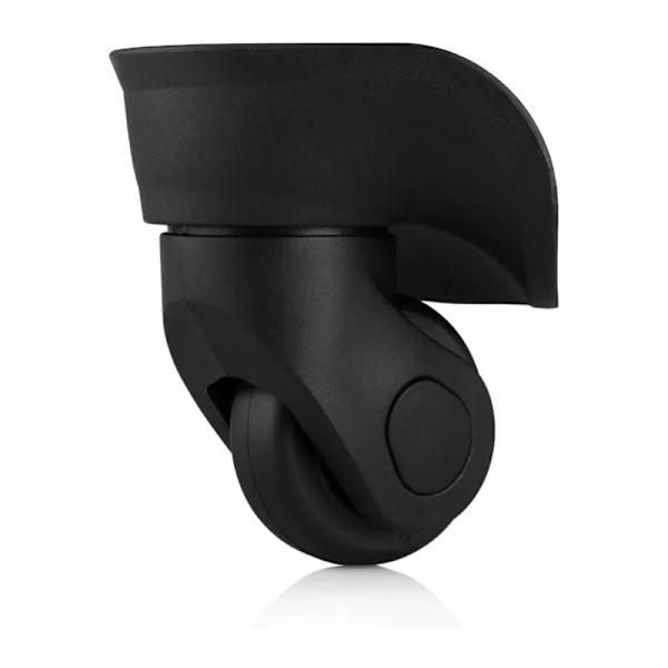 Rodas universais de borracha silenciosas para malas, pretas, 2 unidades AQUAFORGE