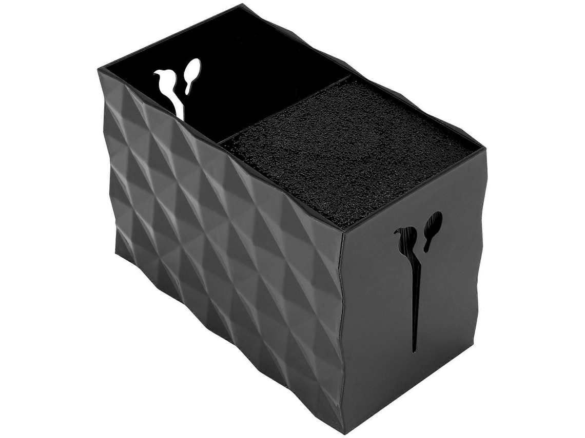 Estojo Porta Tesoura Profissional Preto Para Salão De Beleza E Grampos De Cabelo Brilvibera