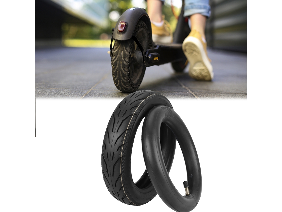 Pneu Interno De Scooter Elétrico 10 Polegadas Aumentado Resistente Ao Desgaste Compatível Com Ninebot F20 F30 F40