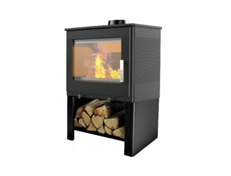 Fogão a Lenha de Ferro Fundido À Prova D'Água 8 7Kw Pira Odélya Preto Fr9016150B SUPRA