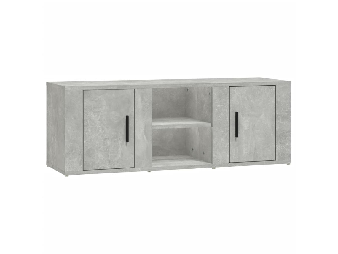 VIDAXL Móvel P/ Tv 100x31,5x35 cm Derivados Madeira Cinzento Cimento