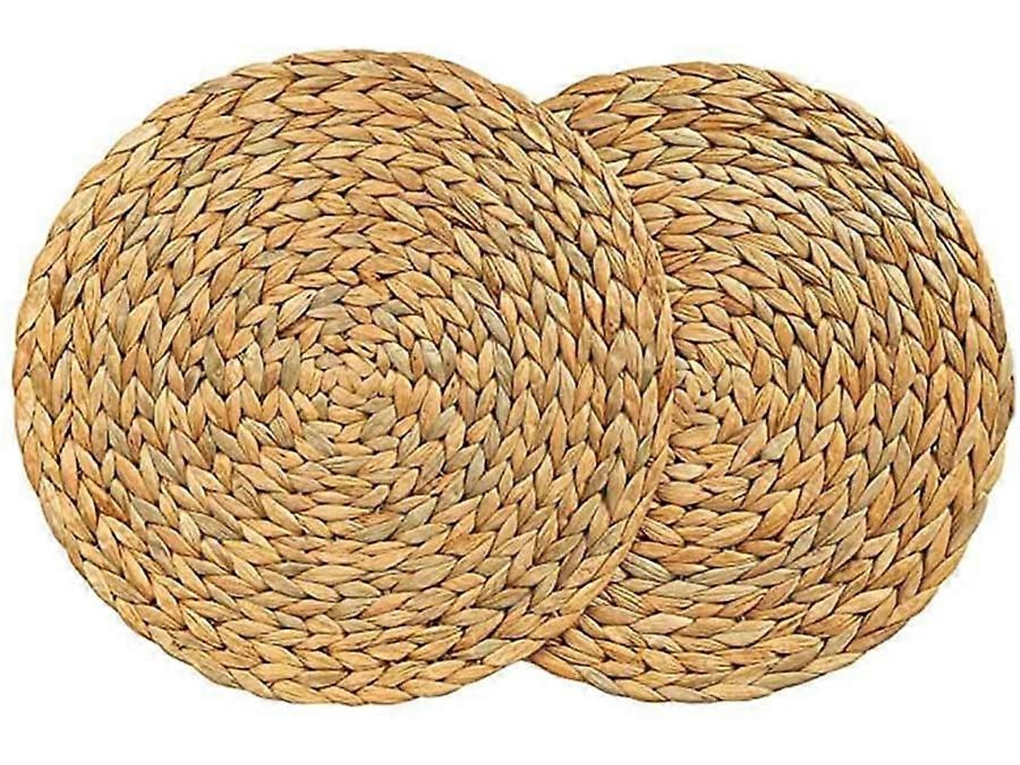 Mantelhes De Henequém Redonda Para Isolamento E Coaster De Mesa