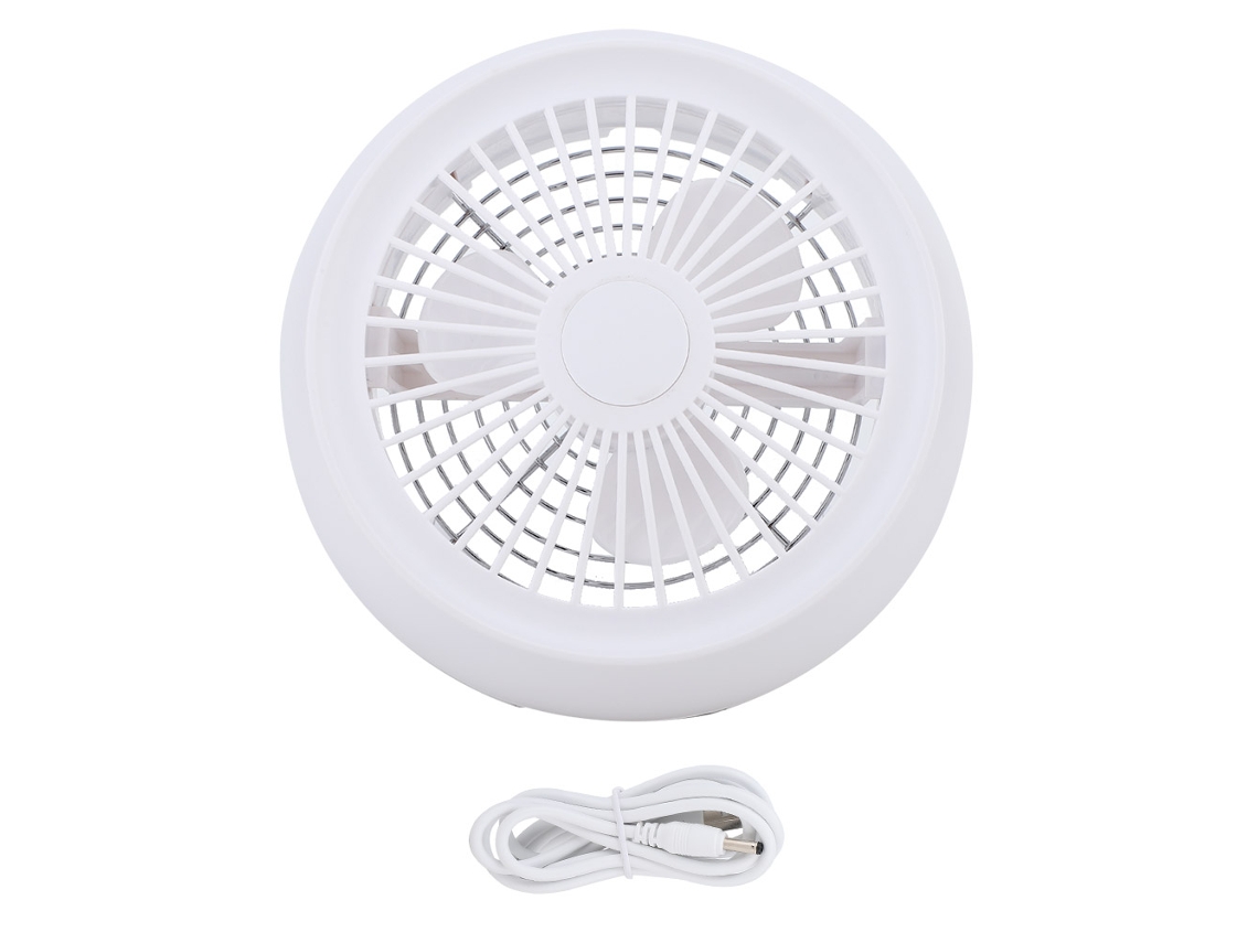 Laxiscreed Ventilador Elétrico Compacto Com Alimentação Dual Usb E Bateria
