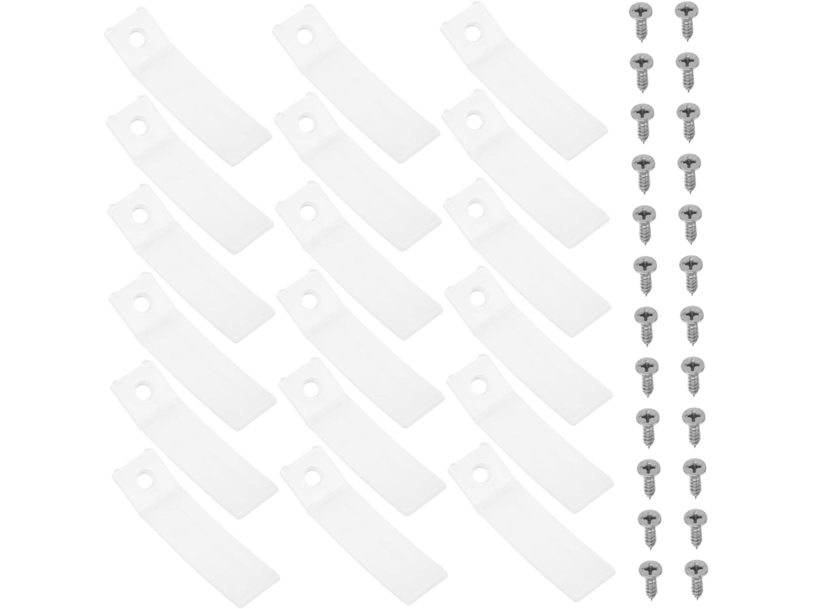 Holibanna Conjunto De 40-almofadas Antiderrapantes Para Móveis, Batentes De Gaveta Com Parafusos, Batentes De Plástico