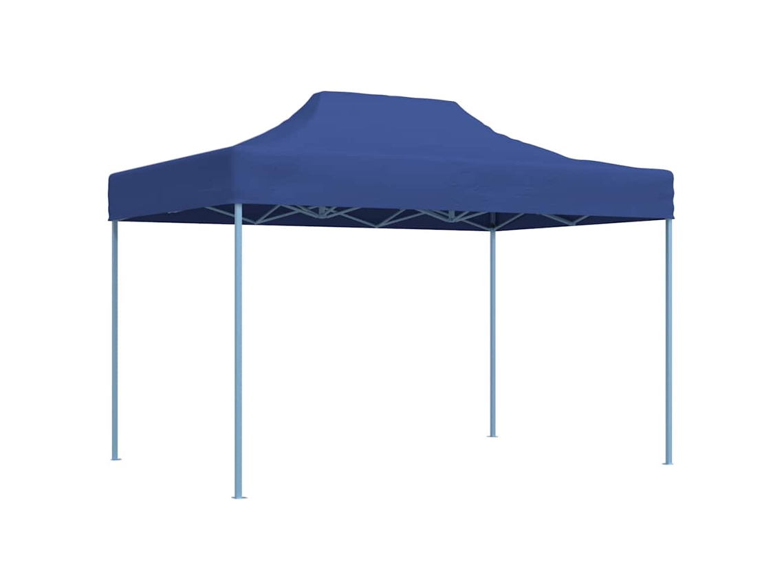 Vidaxl Tenda Dobrável Profissional Para Festas 3x4 M Aço Azul
