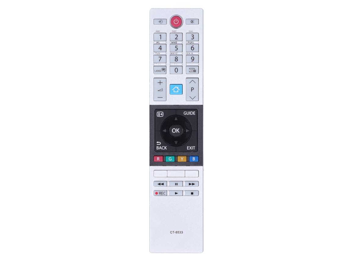 Aetheria controle Remoto Ct 8533 para Tv Toshiba 24l2863db 32l2863db 40l2863db Hdtv Led Substituto