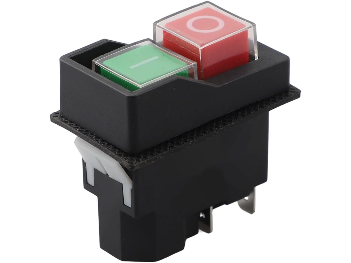 Interruptor Eletromagnético Kjd17 De 4 Pinos, 120v 220v, 16a, Com Proteção De Desligamento Para Ferramentas Jardinagem E