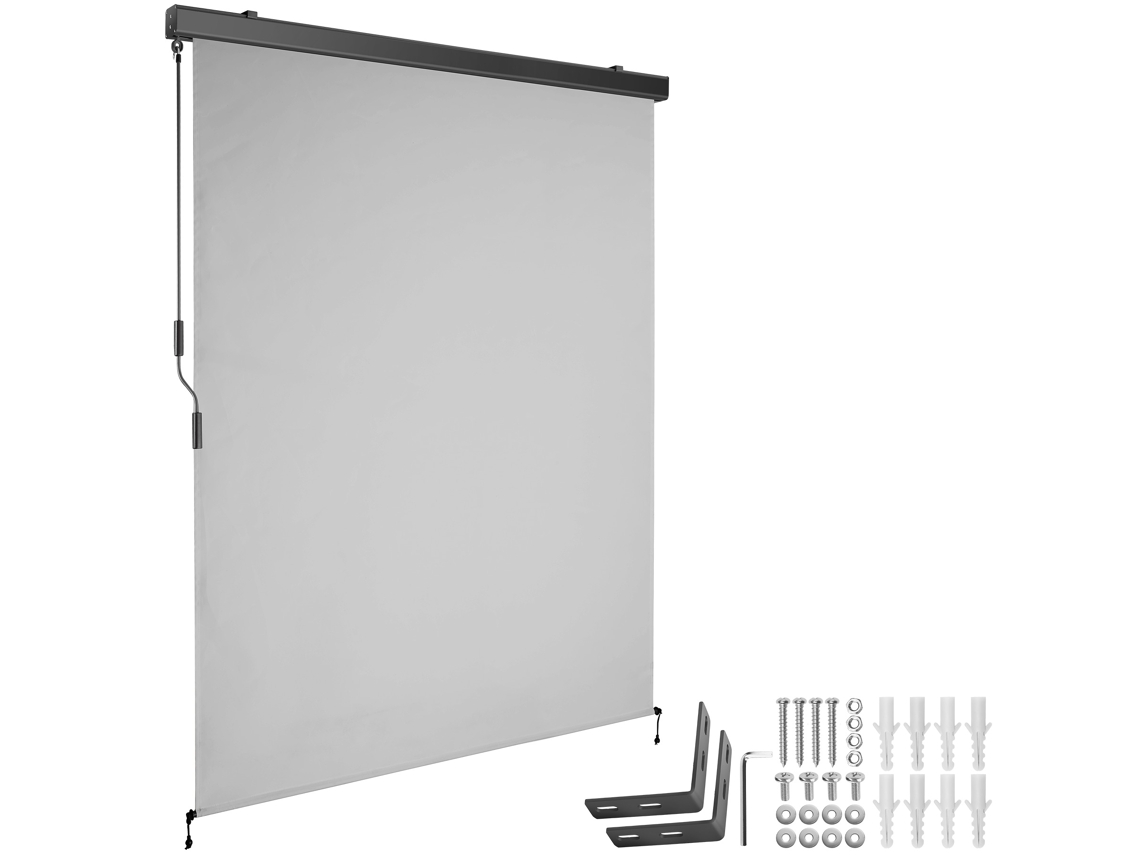 Estor Vertical Eloise Com 2 Suportes De Parede Tectake