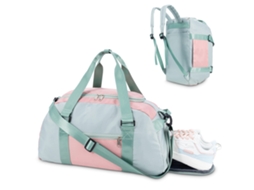 Bolsa esportiva unissex para academia viagens com compartimento para sapatos e bolso impermeável AQUAFORGE