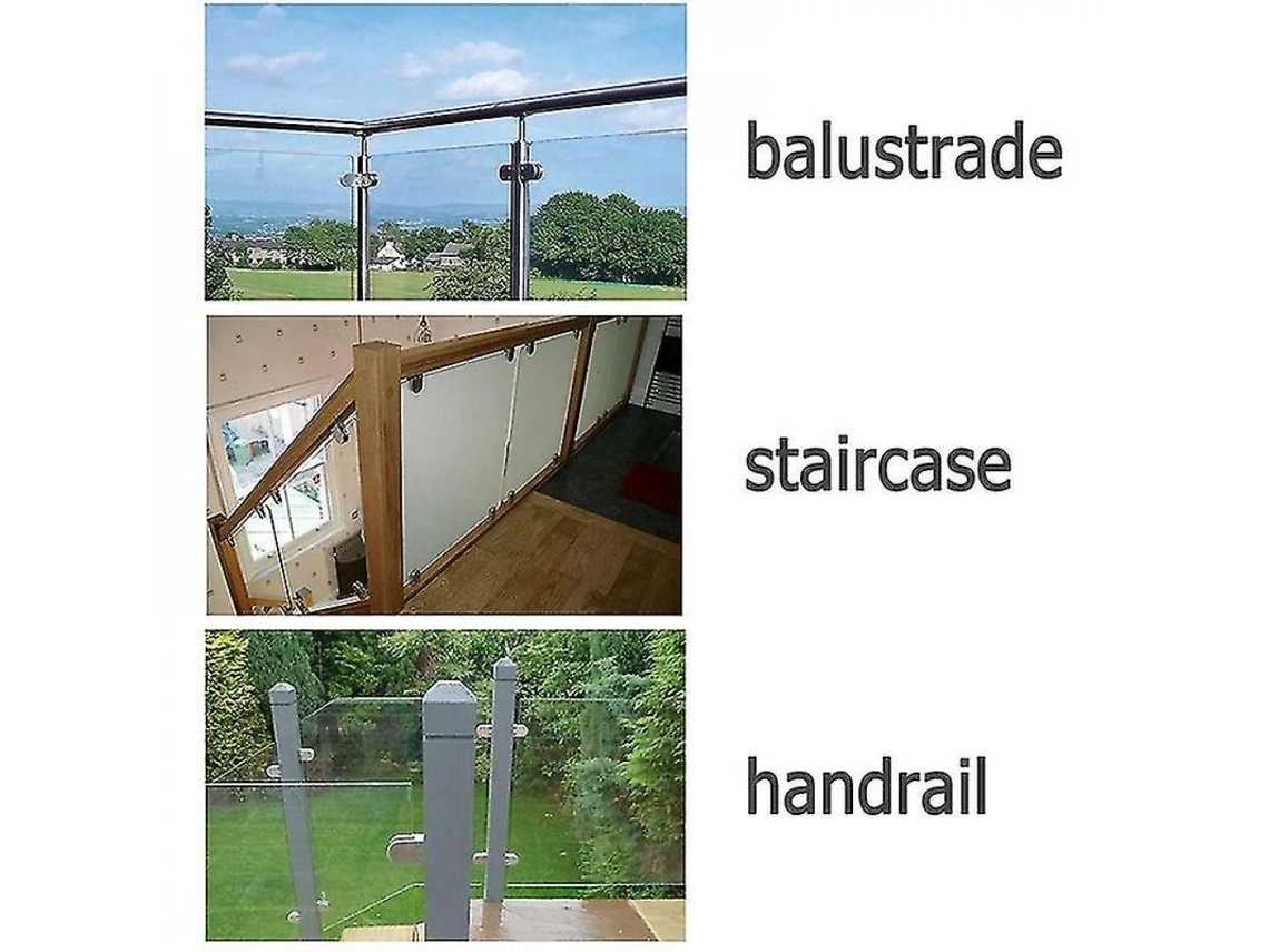 2026 soporte de Vidro Ajustável Aço Inoxidável 304 Anti deslizante 4/8pcs Clamp para Painel de Vidro Madeira 9 14mm 4 Unidades