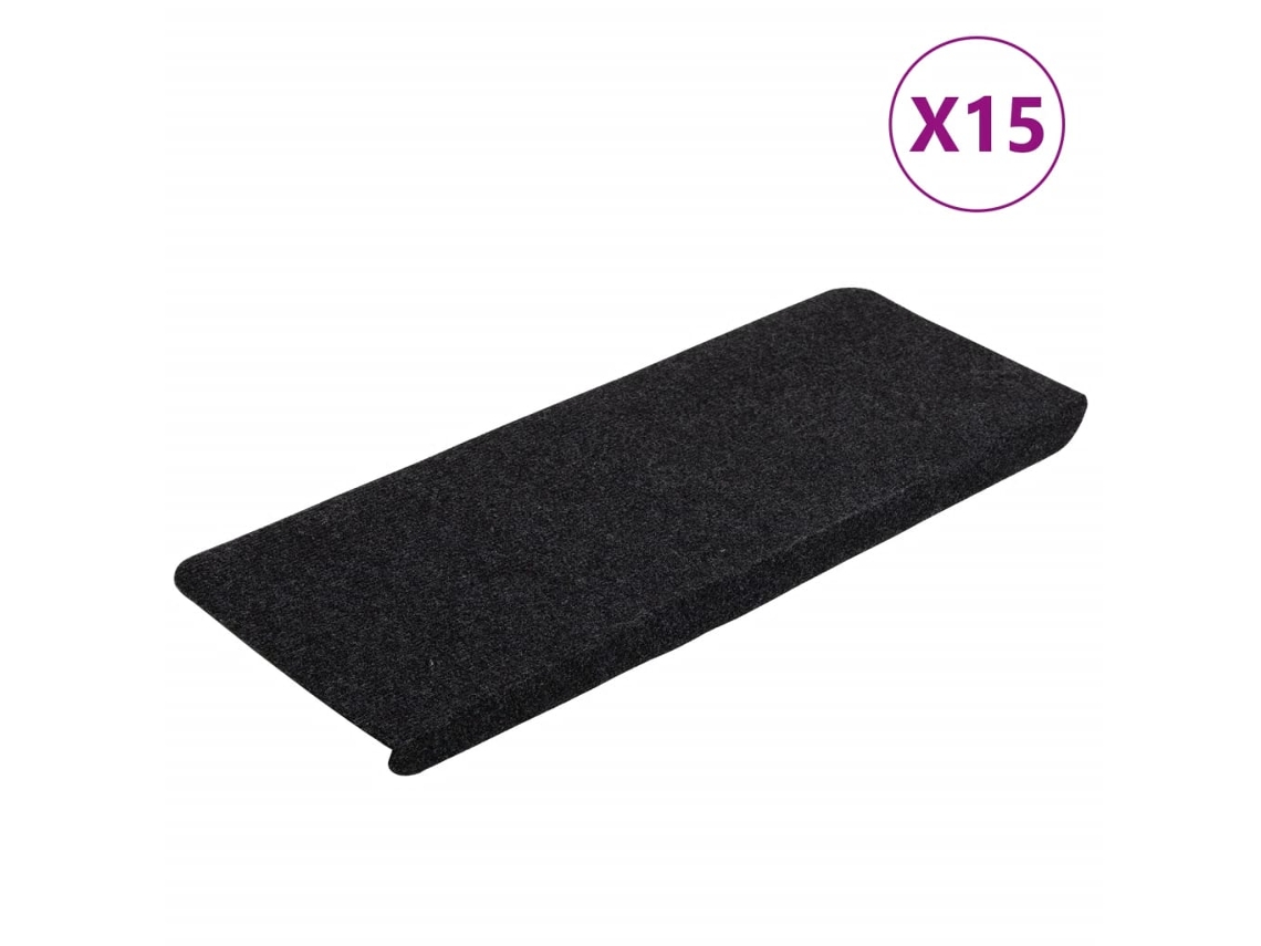 Stair Mat, Stair Mats Vidaxl Preto Tecido (65 X 24.5 X 3.5 Cm)