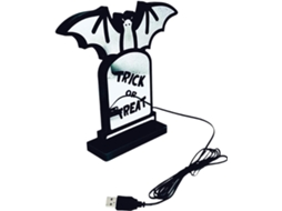 Luminária noturna fantasma alimentada por USB - Enfeite