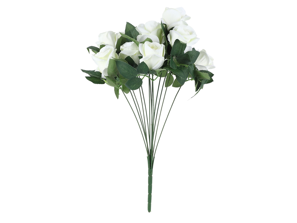 Rosas Artificiais de Seda com Caule Longo para Decoração de Casamento | S/MARCA
