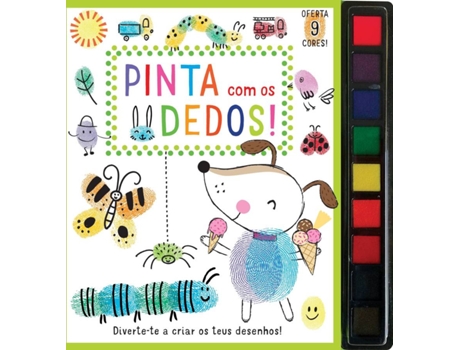 Livro Pinta Com Os Dedos! de Vários Autores (Ano de Edição - 2020)