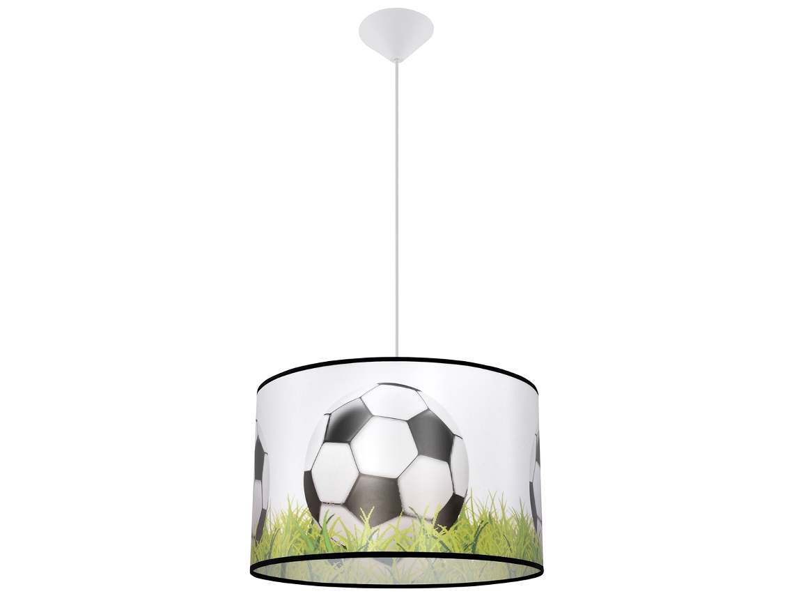 Luminárias Pendentes Piłka de Pvc Branco/Preto/Verde 82X40X40Cm SOLLUX LIGHTING