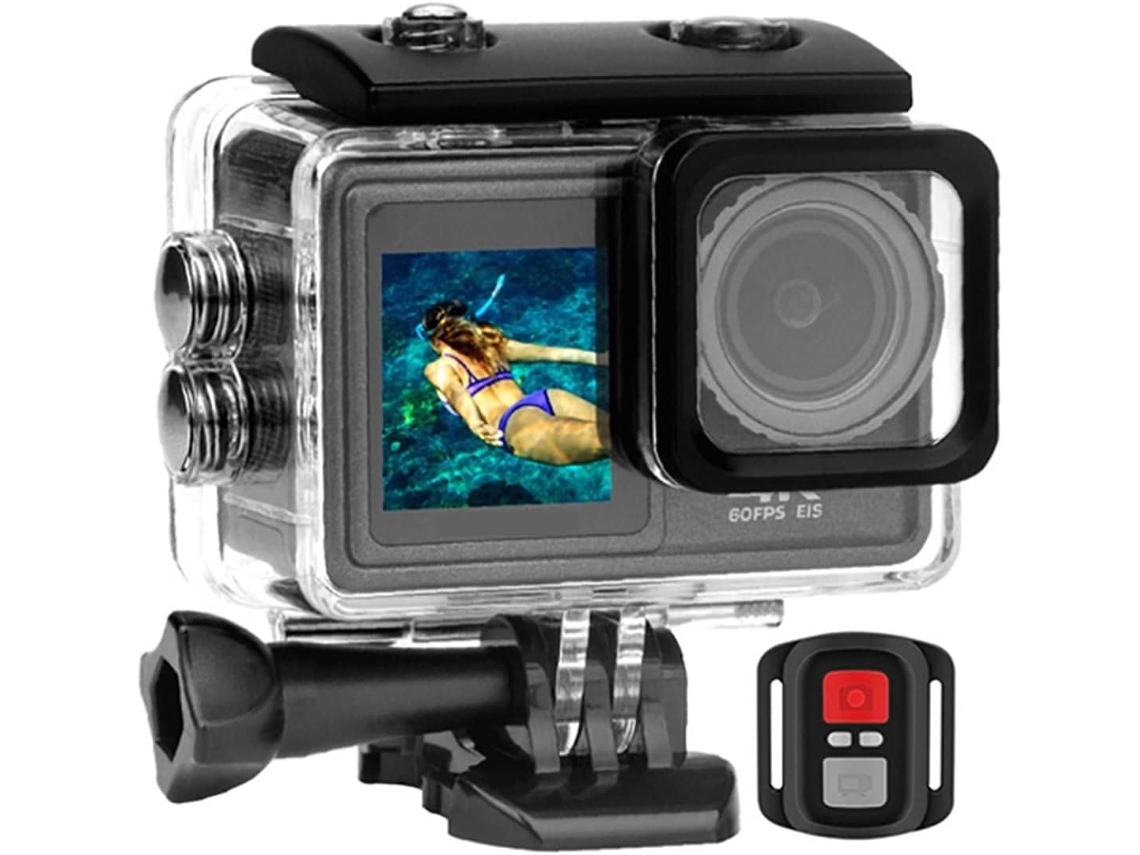 Câmera de Ação S81er 4k 60fps Eis para Vlogs com Lente de Filtro de Zoom Opcional, 24mp 1080p SFUSHOS