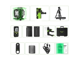 Conjunto De Nível A Laser, 16 Linhas, Auto-nivelamento, Controle Remoto Bluetooth,conjunto 6