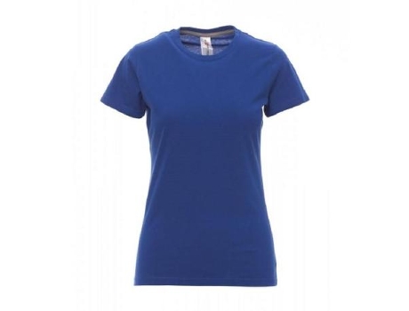 Camiseta mujer manga corta algodon talla xs-l varios colores talla xs color ropa color azulina
