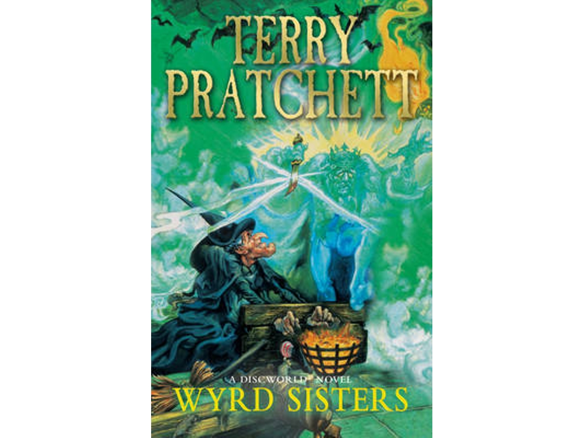 Livro Wyrd Sisters de Terry Pratchett (Inglês)