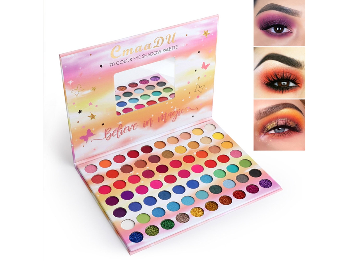 Paleta de sombras de ojos (altamente pigmentadas y de larga duración)