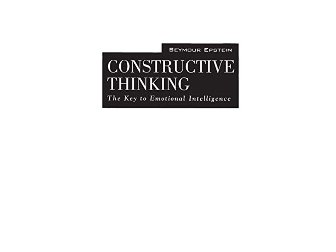 Livro Constructive Thinking de Seymour Epstein (Inglês)