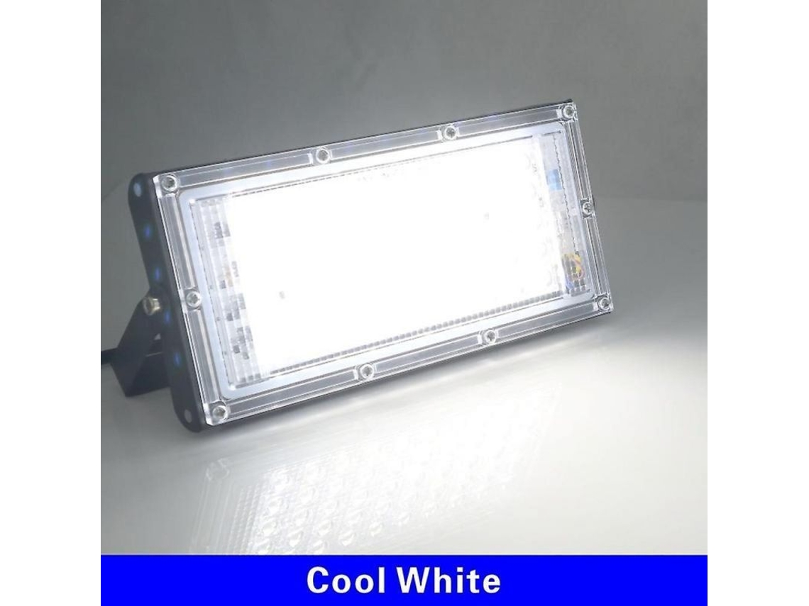 Foco Led Exterior Impermeável Ip65 50w Equivalente A 300w Halógeno Rgb Branco Quente Frio 220-240v Blanco Frío