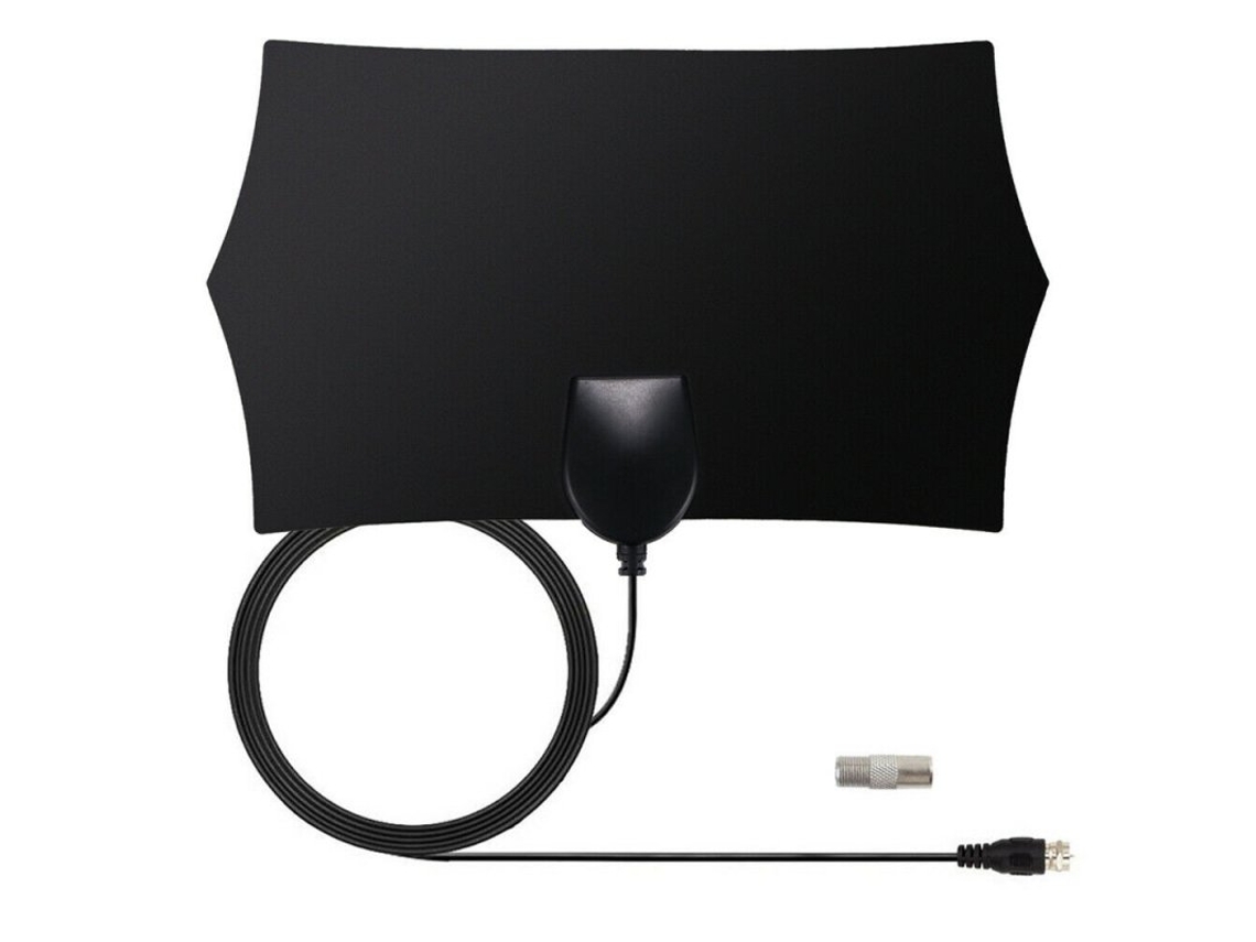 300 Mile Range Antena Tv Digital Hd Skywire Antena Digital Hdtv 1080P Interior Preto