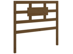 Cabeceira de Cama MAISON EXCLUSIVE em Pinho Maciço Castanho Mel (80,5x4x100 cm)