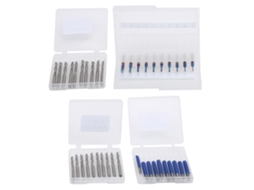 Laxiscreed Conjunto De 40mk De Fresadoras Em Tungstênio Para Gravação Em Máquinas, Haste 3.175 Mm