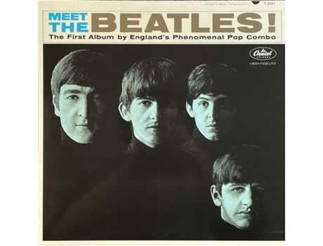 The Beatles - Meet The Beatles! Vinil Azul Mono Edição Limitada