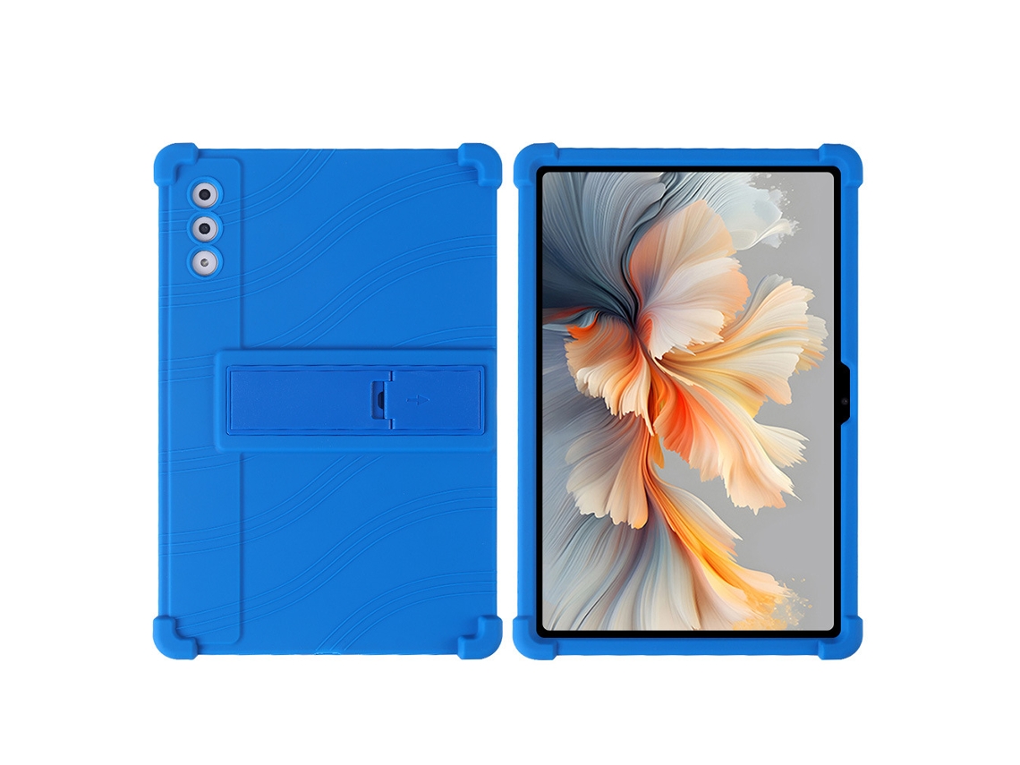 Capa Para Tablet Lenovo Yoga Pad Pro12.7 Polegadas, Em Silicone Macio Com Suporte, Resistente A Impactos Azul Hexinyigjly