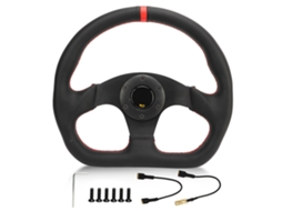 Volante Gaming Lurelia 325 Mm, Construção Em Alumínio, Preto