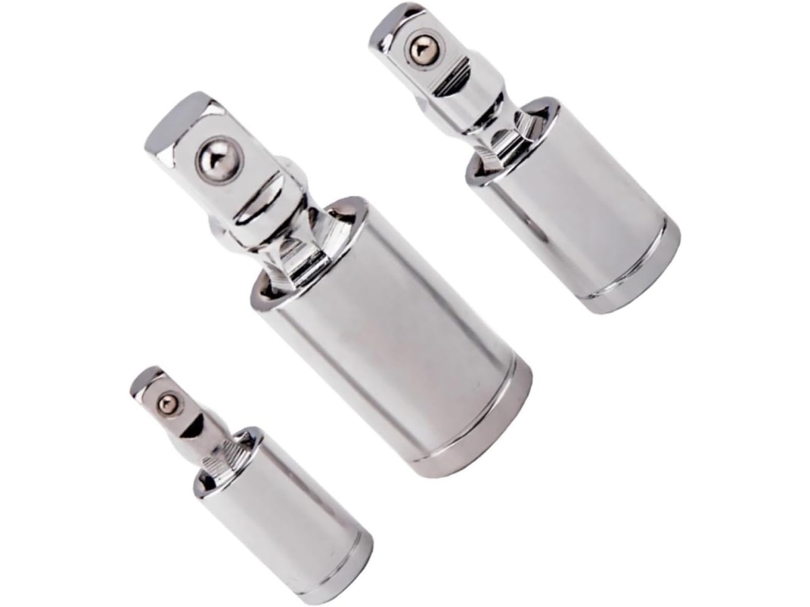 Conjunto De 3 Adaptadores De Soquete Giratórios 1/2, 3/8,