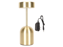 2026 lâmpada de Mesa Sem Fio Led com Controle Táctil, 3 Temperaturas, Regulável e Recarregável, Dourado