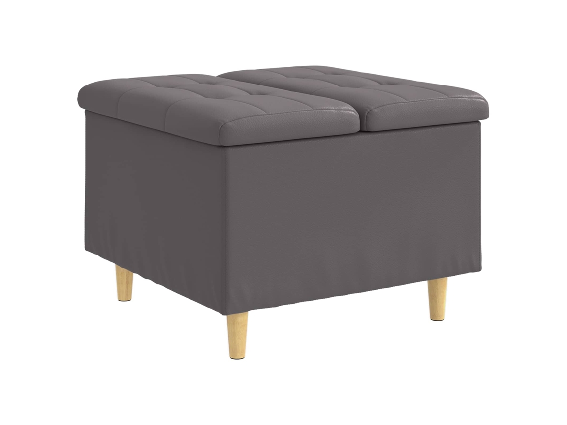 Maison Exclusive - Otoman Com Armazenamento Cinzento 60 X 60 X 45 Cm